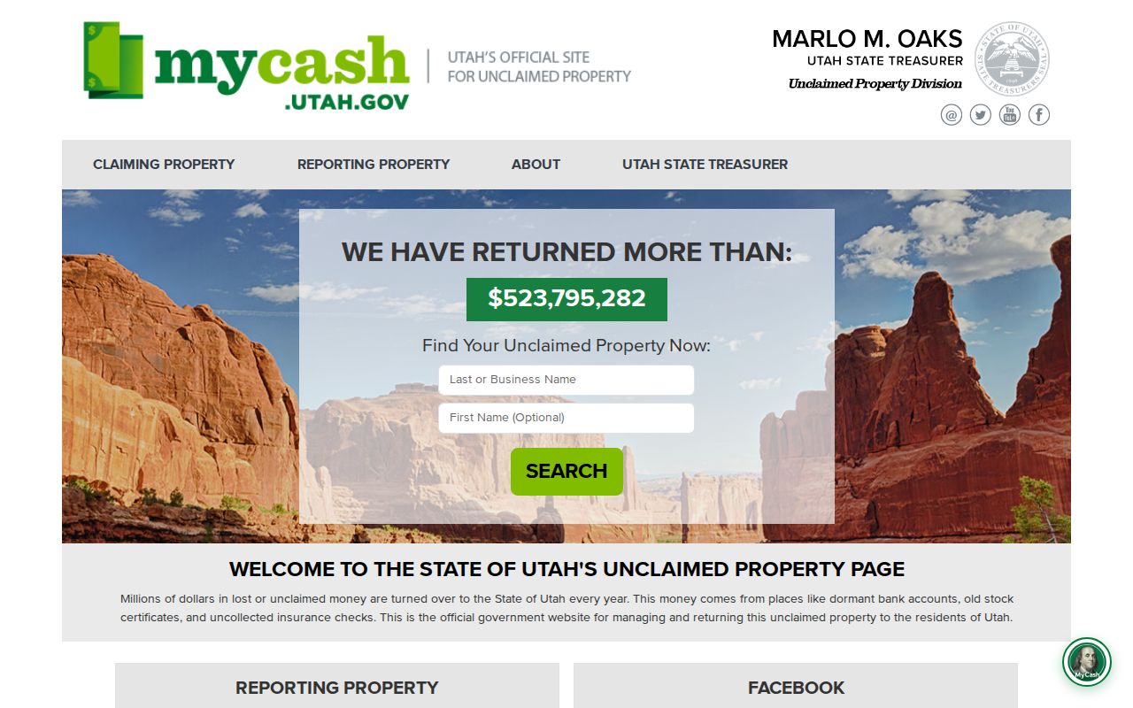 Provo people search in Utah unclaimed property records